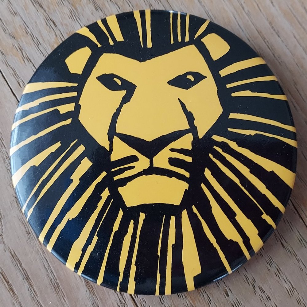 Disney Broadway Lion King button